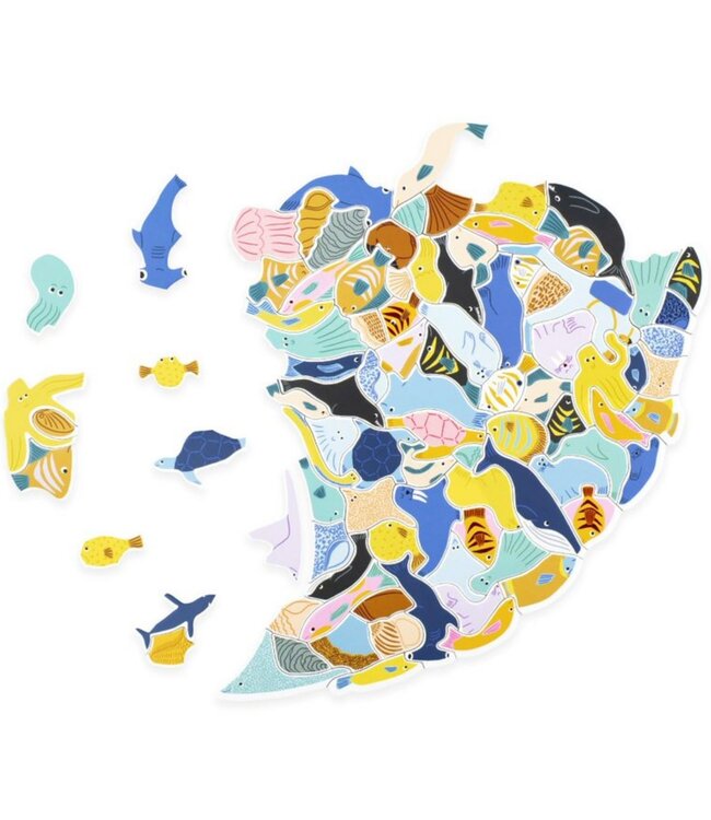 An Aquatic Cluster Puzzle