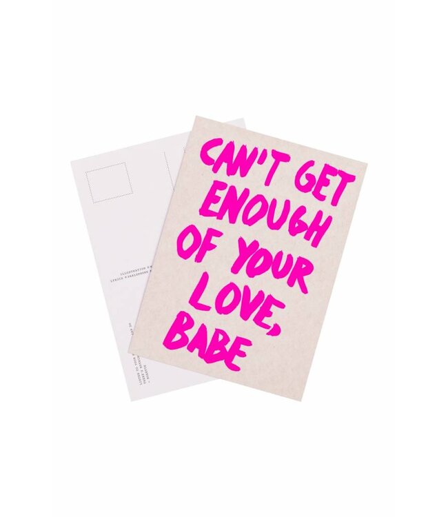 Eat Your Heart Out Postcard Block