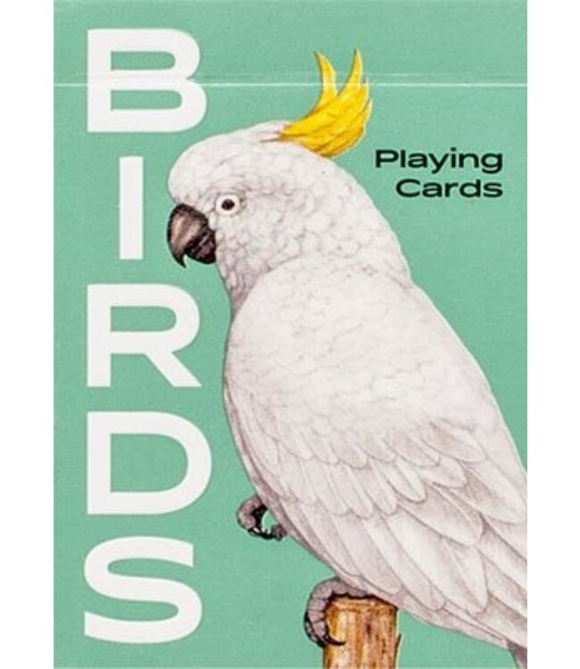 Birds Playing Cards