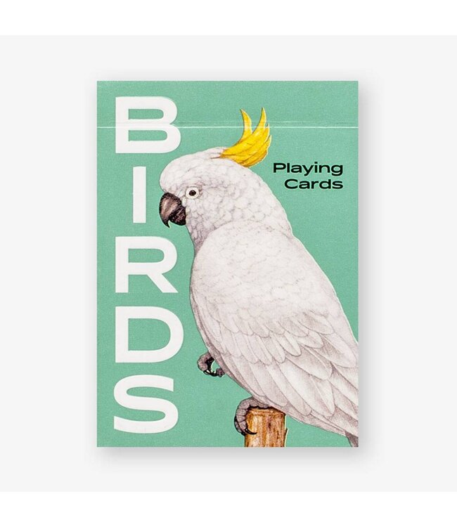 Birds Playing Cards