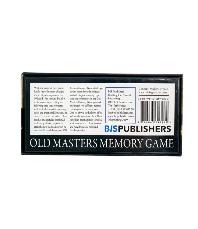 Old Masters Memory Game