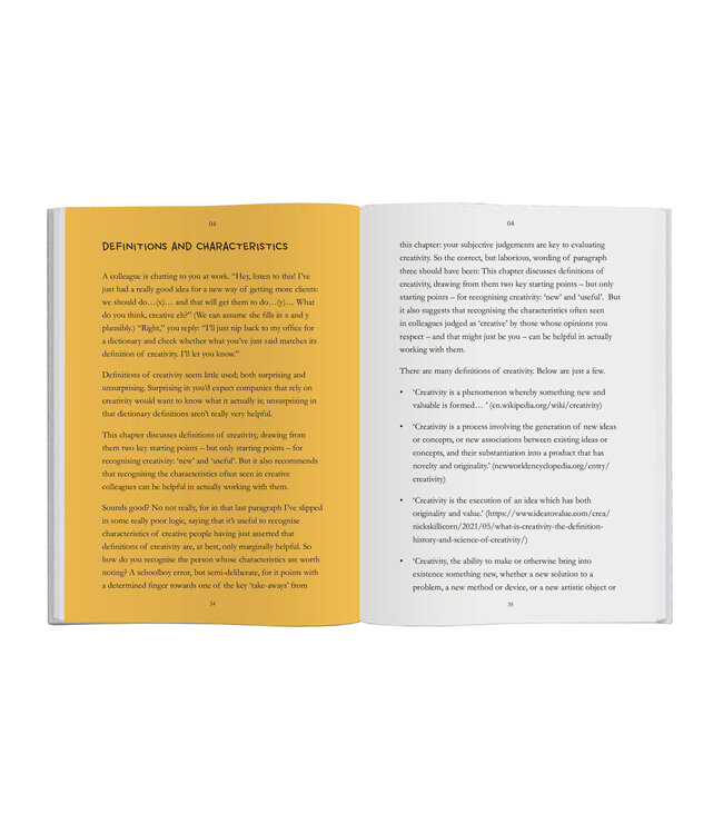 The characters of creativity