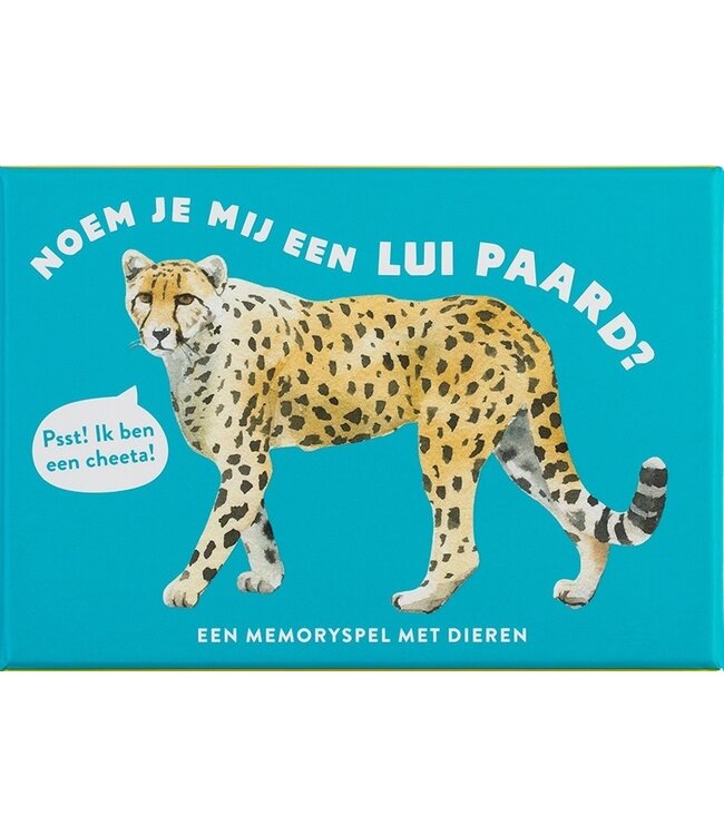 Noem je mij een lui paard?