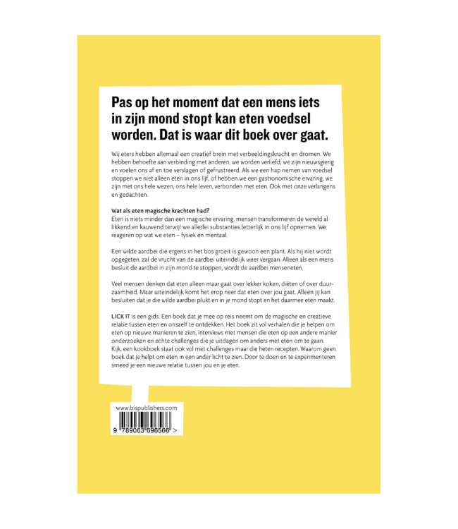 Lick it -  Challenge the way you experience food (NL)