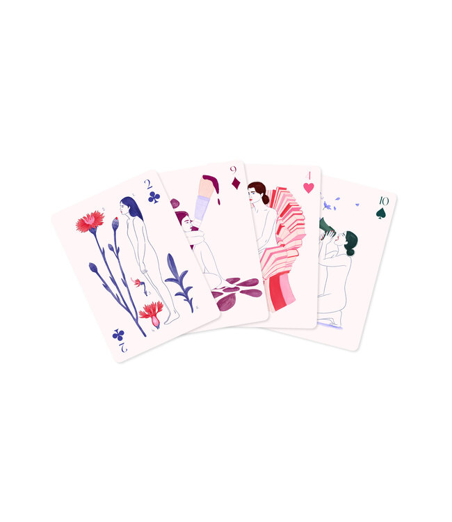 Powerful Women Playing Cards