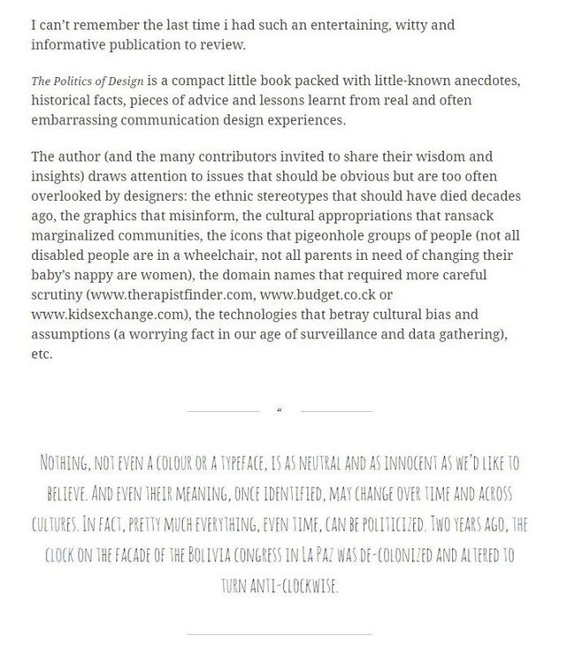 The Politics Of Design