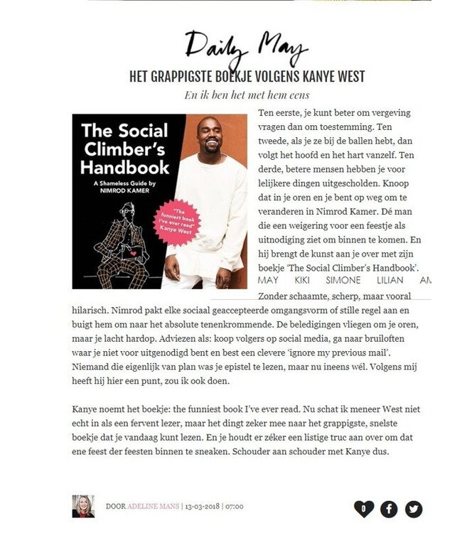 The Social Climbers Handbook