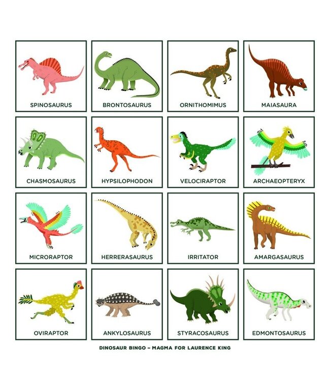 Dino Bingo