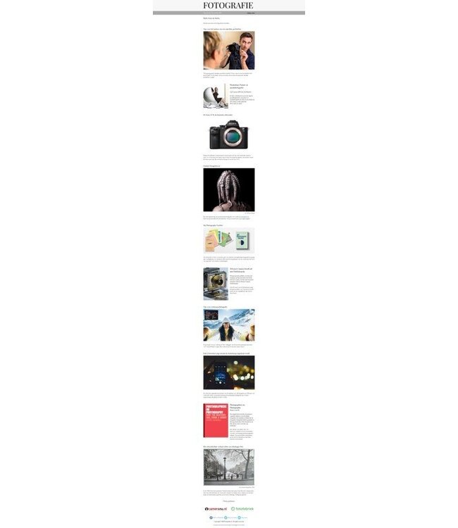 My Photography Toolbox