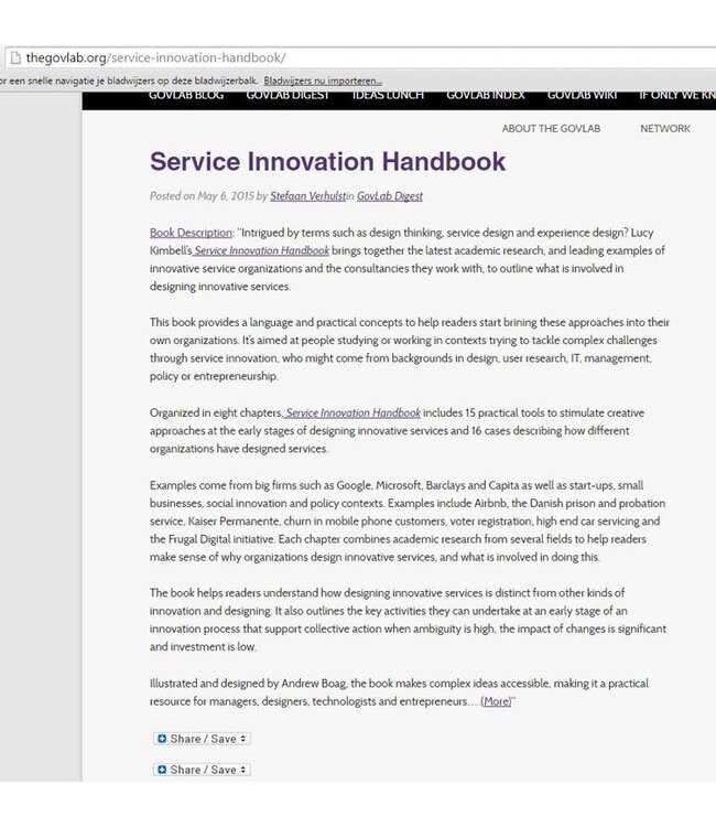 The Service Innovation Handbook