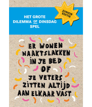 Dilemma op Dinsdag Het Grote Dilemma op Dinsdag-Spel: De Junior Editie (NL)