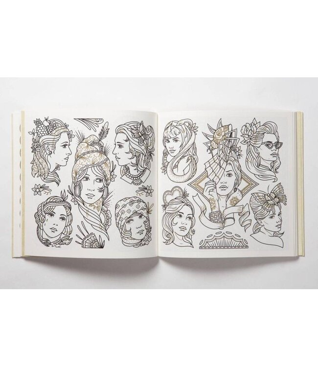 The Tattoo Flash Colouring Book
