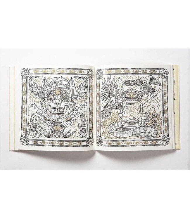The Tattoo Flash Colouring Book