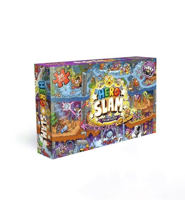 Jamie Smart's Hero Slam Jigsaw Puzzle: Inside the Temple of the Cat Demon