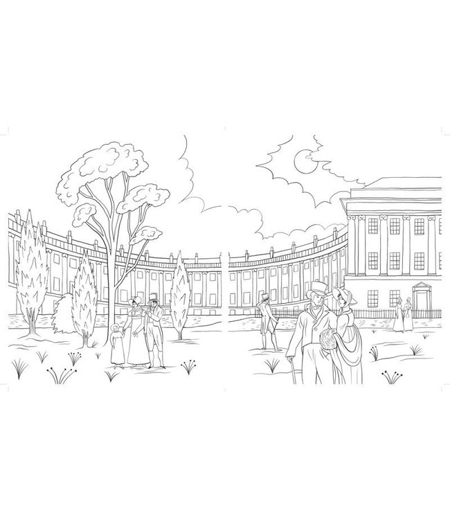 The World of Jane Austen Colouring Book