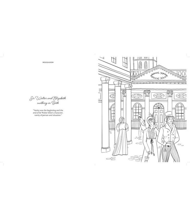 The World of Jane Austen Colouring Book