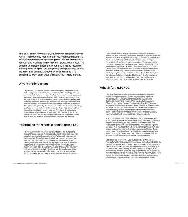 The Architecture of Circular Building Products