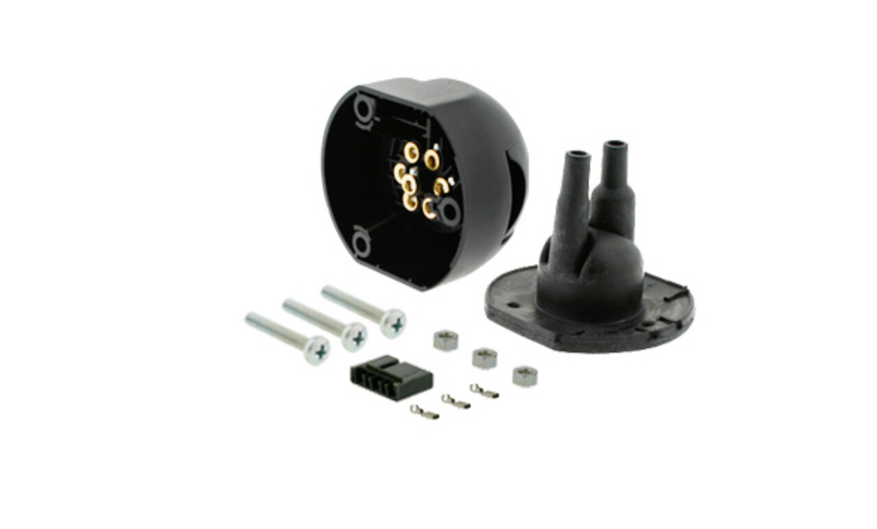 E.C.S. SP043ZZ/Stekkerdoos 7-polig/schroefaansluiting E.C.S. SP043ZZ/Stekkerdoos 7-polig/schroefaansluiting