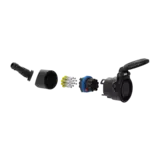 Erich Jaeger 3P/12V 100% wasserdicht «JAEGER Expert» Steckdose (ISO 11446) Erich Jaeger 3P/12V 100% wasserdicht «JAEGER Expert» Steckdose (ISO 11446)