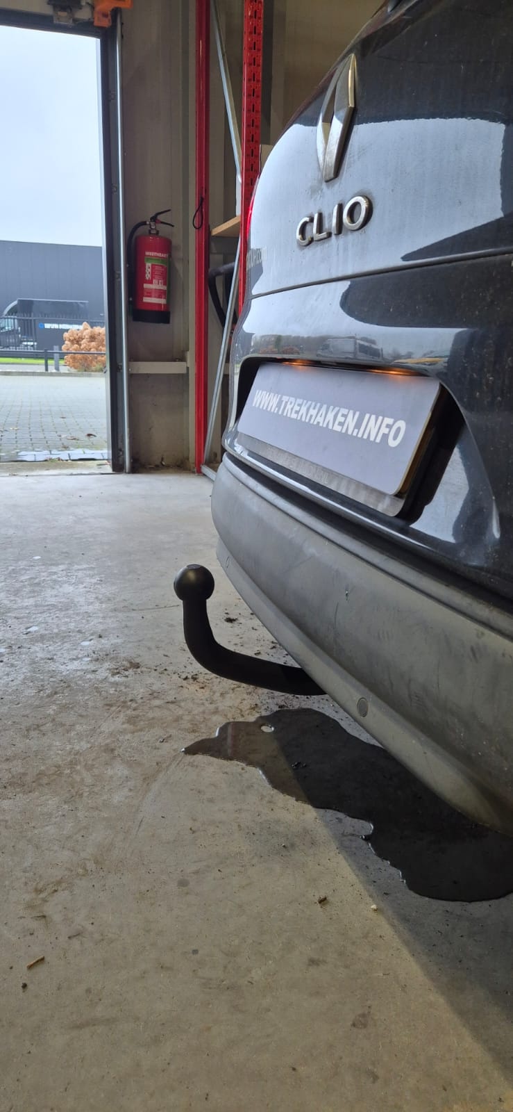 GDW Trekhaak Renault Clio Hatchback 10/12- vast, foto 4 van 4