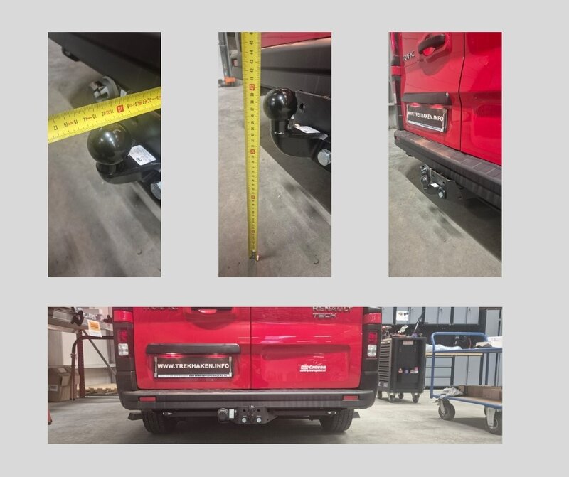 GDW Trekhaak Opel Vivaro/Renault Trafic/Fiat Talento/Nissan NV300 vast