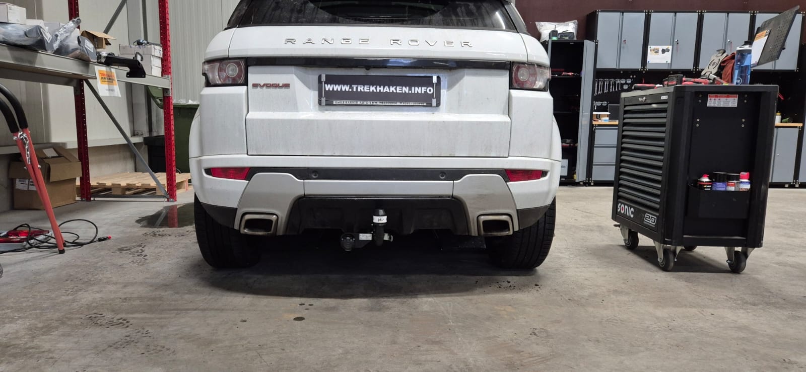 GDW Trekhaak Range Rover Evoque 09/11- vast, foto 2 van 6
