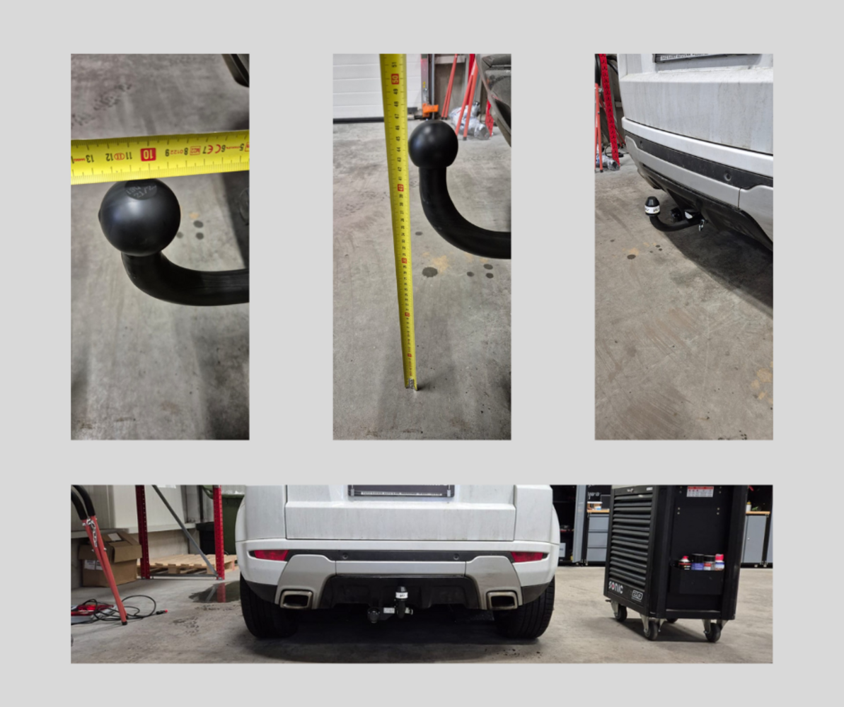 GDW Trekhaak Range Rover Evoque 09/11- vast