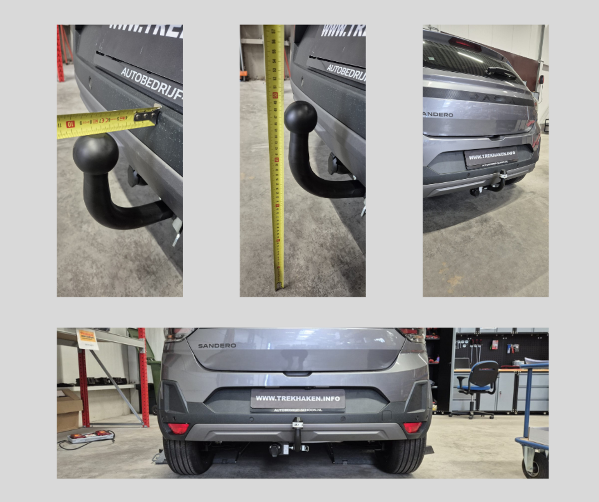 GDW Trekhaak Dacia Sandero III/Clio 01/2021 - nu vast