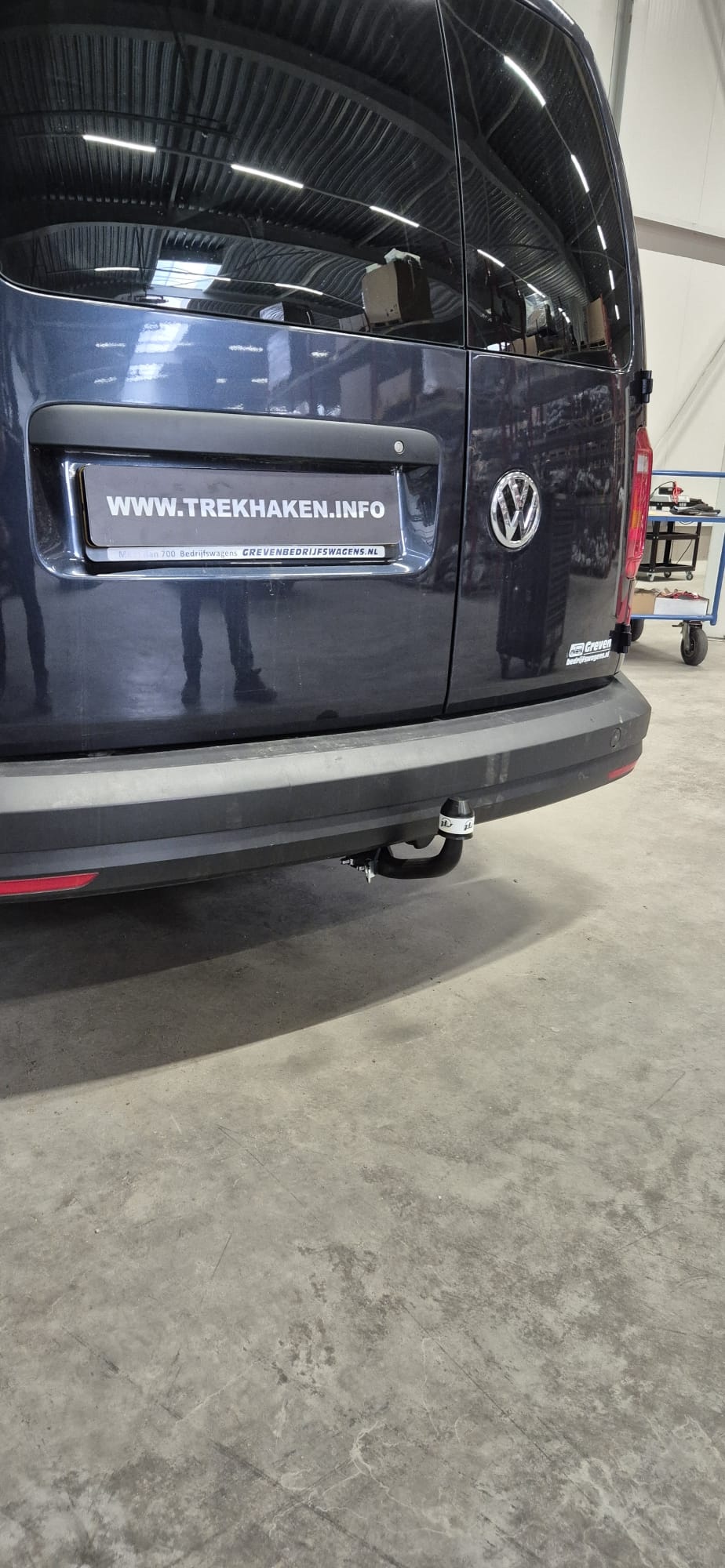 GDW Trekhaak Volkswagen Caddy 02/04 - vast, foto 3 van 6