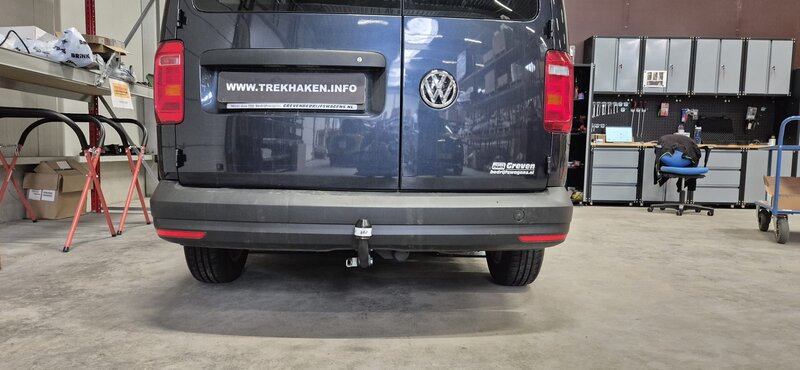 GDW Trekhaak Volkswagen Caddy 02/04 - vast