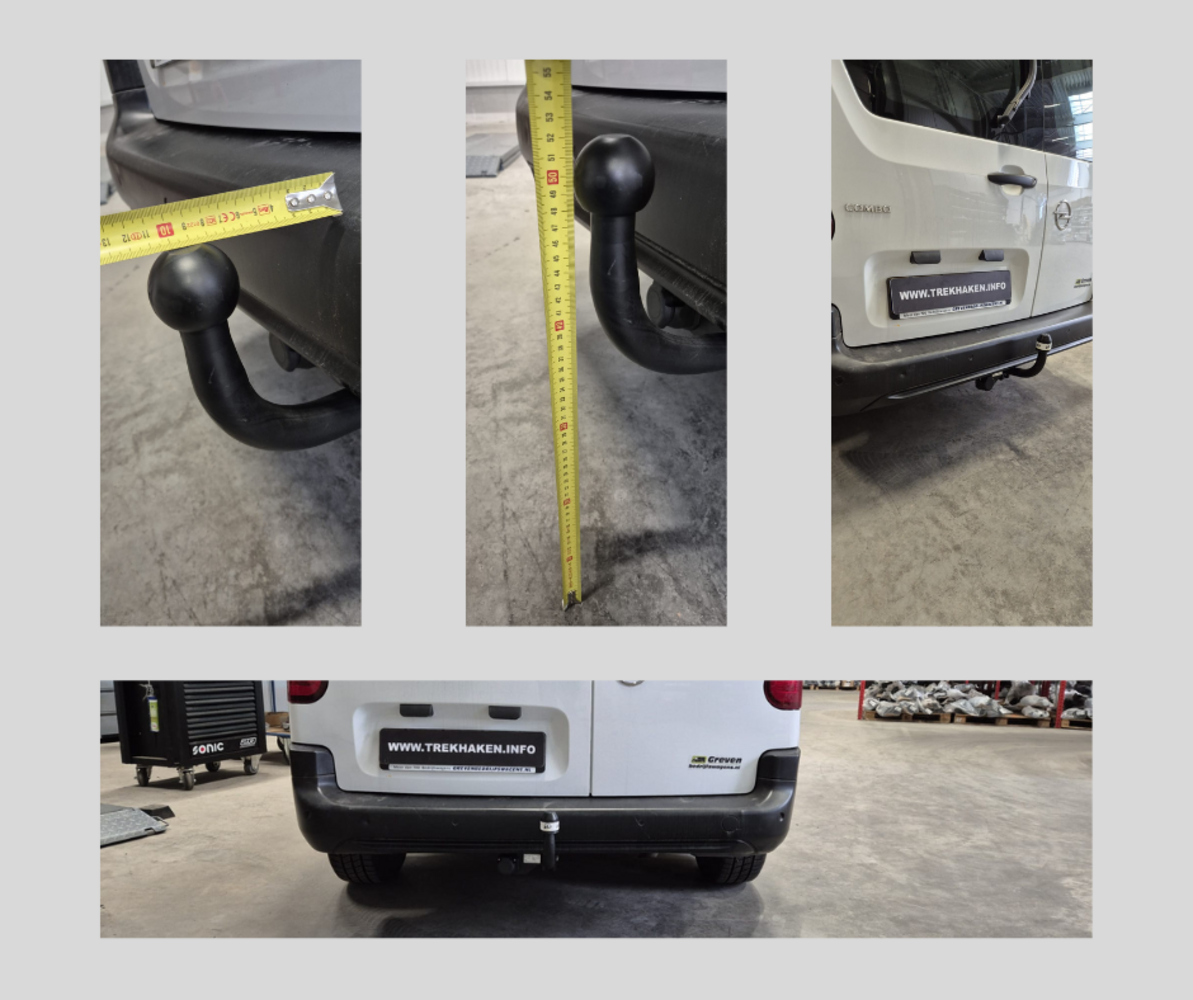 GDW Trekhaak Berlingo/Partner/Rifter/Combo 04/08- vast GDW Trekhaak Berlingo/Partner/Rifter/Combo 04/08- vast