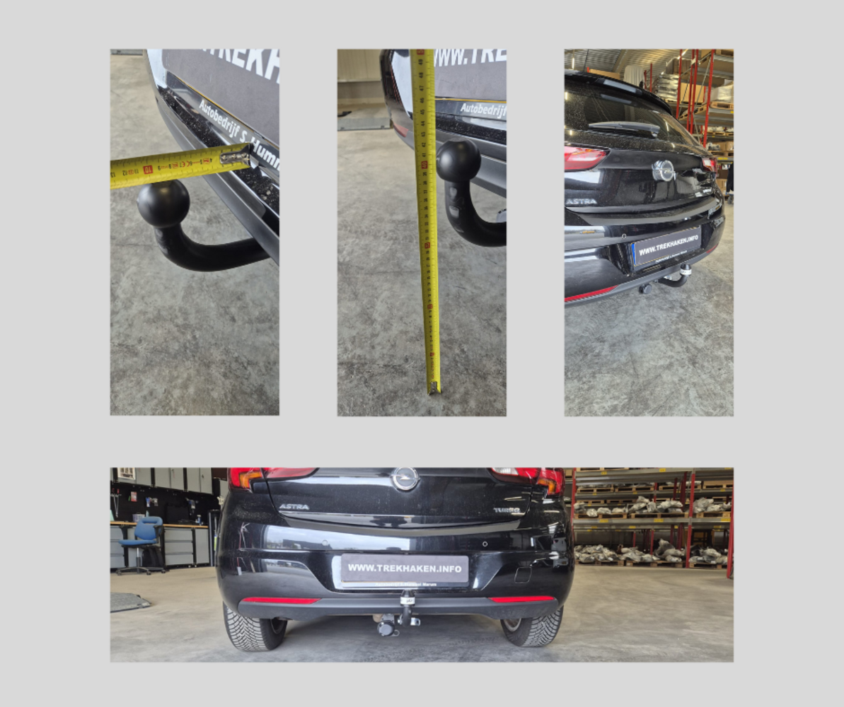 GDW Trekhaak Opel Astra K Hatchback 11/15- vast