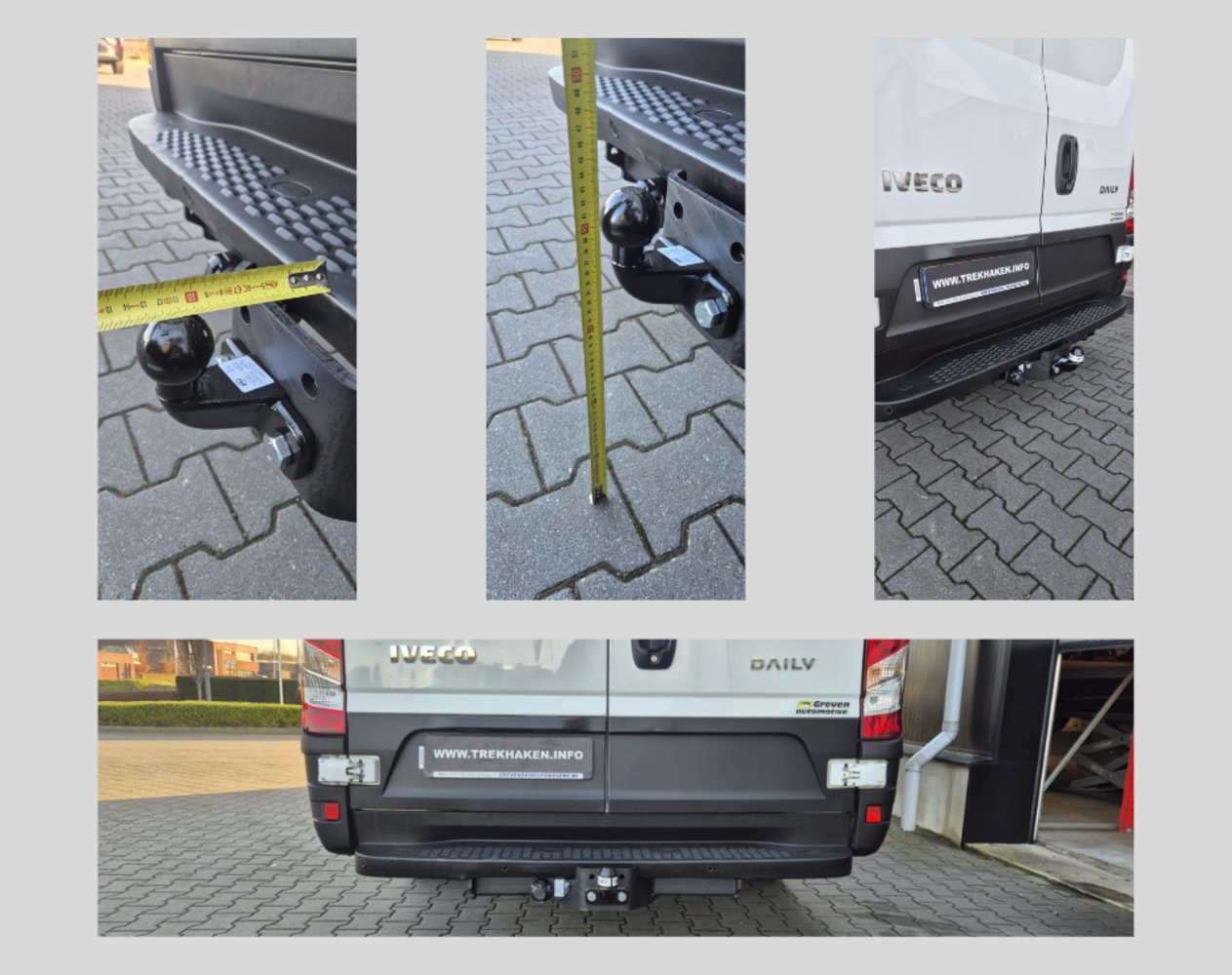 GDW Trekhaak Iveco Daily Van/Chassis enkele/dubbele wielen 07/2014 - nu vast