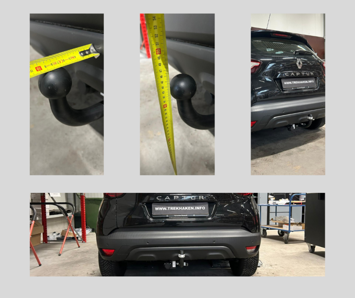 GDW Trekhaak Renault Captur 05/13- 12/2019 vast