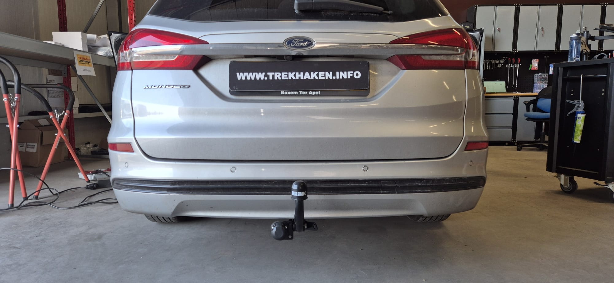Brink Trekhaak Ford Mondeo 08/14- vast, foto 2 van 6