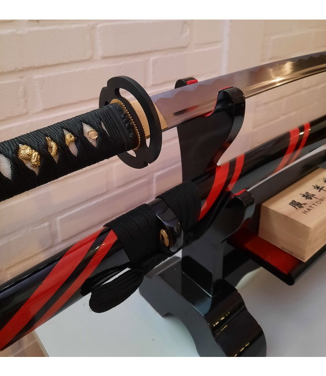 Musashi Red Black Samurai Schwert