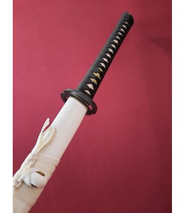Japanische Samuraischwerter Mus mit weiße Saya