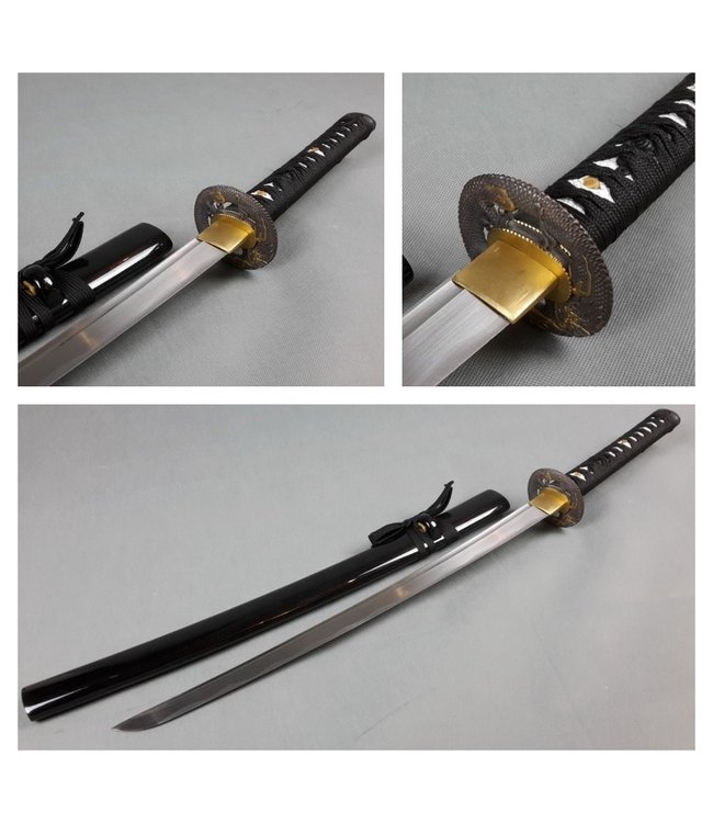 Katana Schwert mit Drachen Tsuba