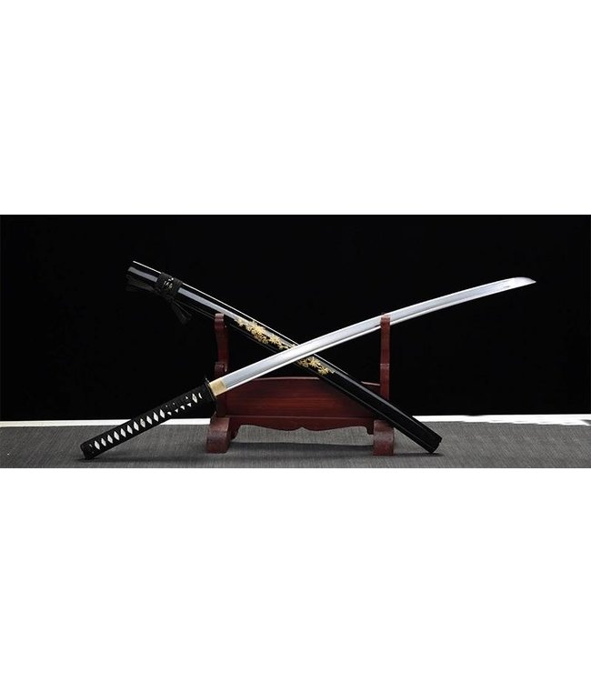 Samurai Katana Schwert mit bearbeitete Saya FL