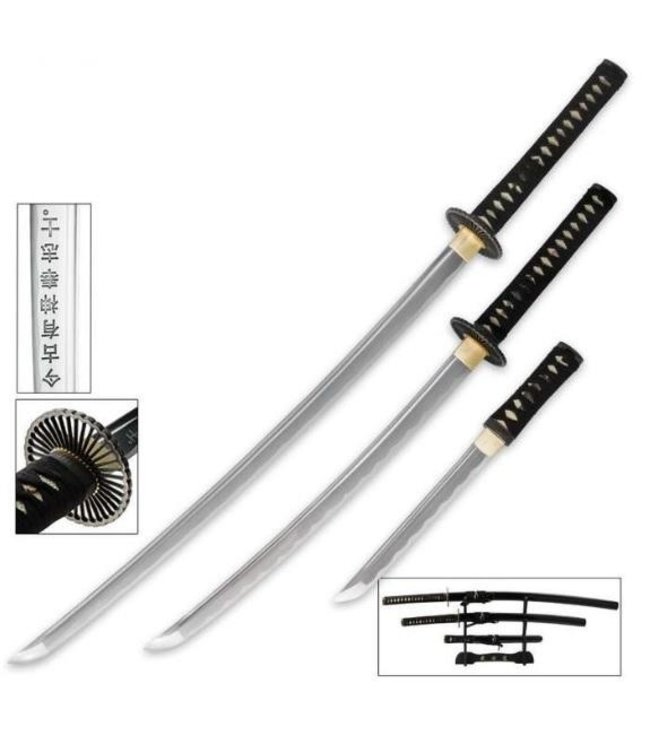 Battle ready Last Samurai Schwerter Film set