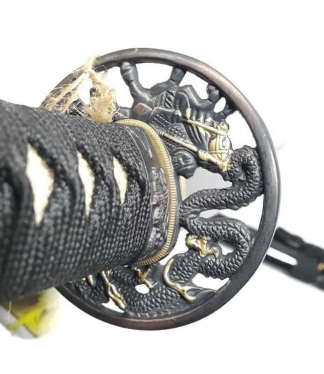 Drachen Man Samurai Katana Schwert