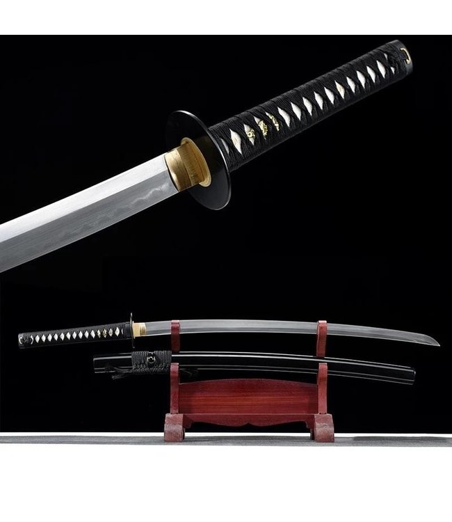 T10 Stahl Runden Samurai Katana Schwert