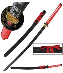 Goldener Storch Samurai Katana Schwert