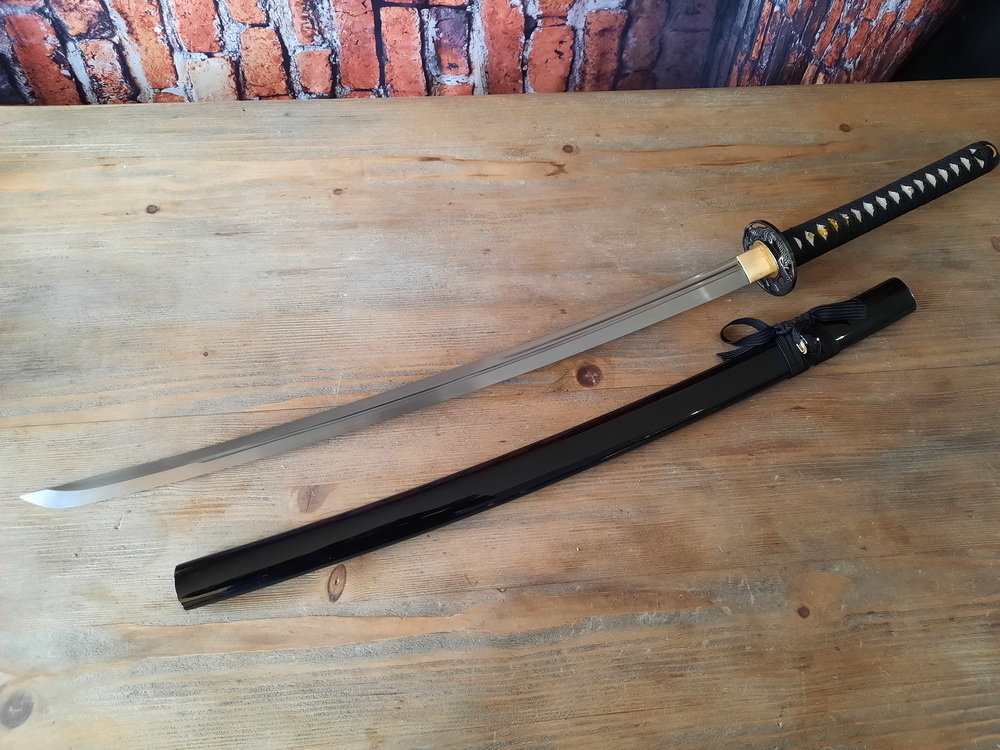 Leinwandbild 'Samurai-Schwarz-Weiß' – 70x70 Cm, Fertig Bespannt Auf Keilrahmen, Wandbild Für Wohnzimmer & Büro