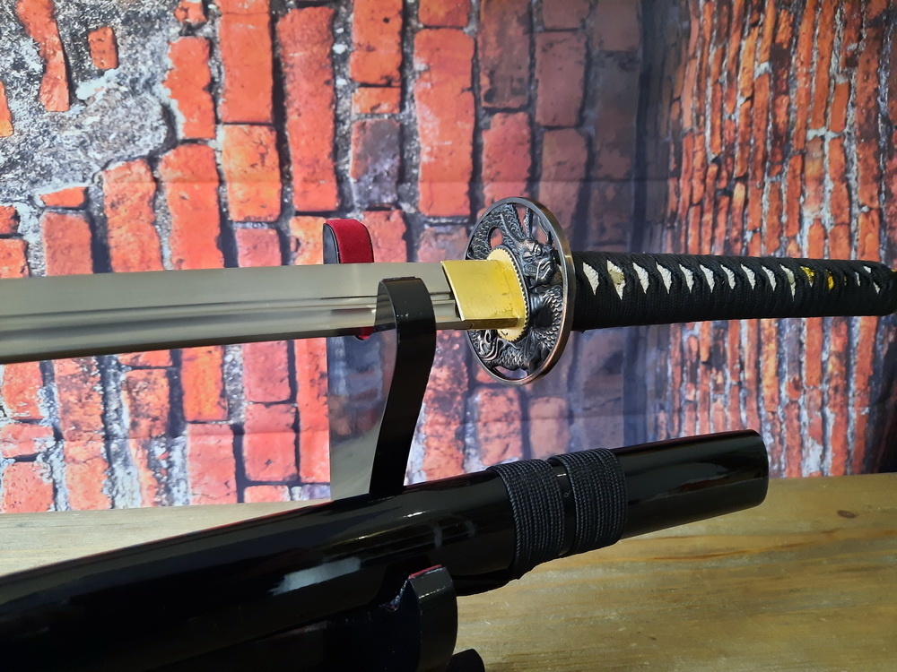 Leinwandbild 'Samurai-Schwarz-Weiß' – 70x70 Cm, Fertig Bespannt Auf Keilrahmen, Wandbild Für Wohnzimmer & Büro