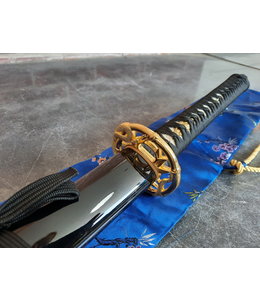 Goldene Schlange Samurai Katana Schwert