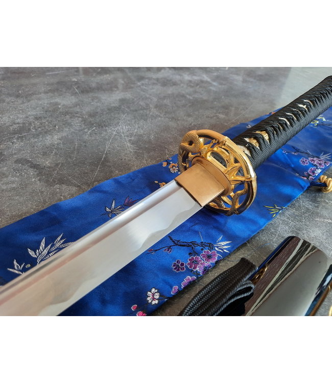 Goldene Schlange Samurai Katana Schwert