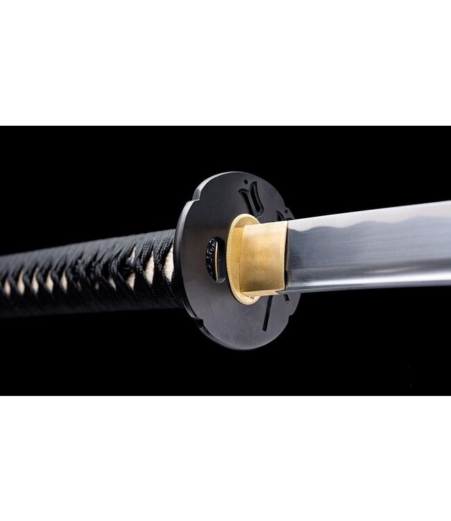 Schwarze Rose Samurai Katana Schwert