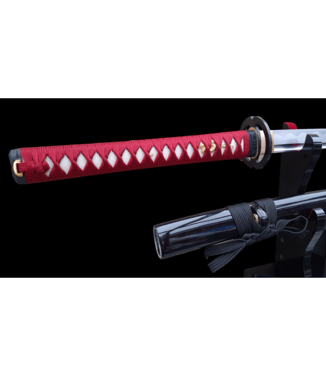 Black red katana