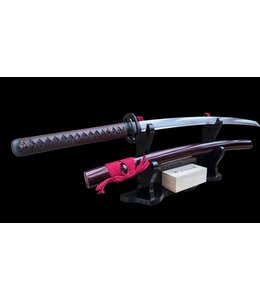 Samurai schwert 1095 Stahl dunkelrot